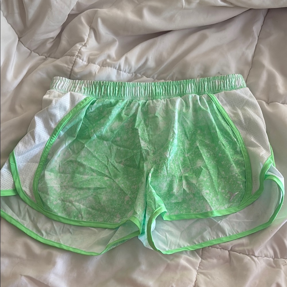 Old Navy Green and White Women's Shorts